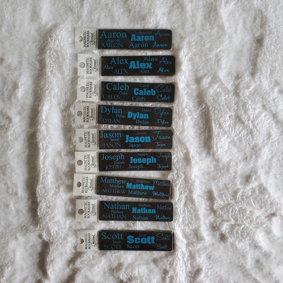 Personalized Magnetic Bookmarks Read Description - Picture 4 of 5